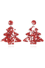 Carregar imagem no visualizador da galeria, Christmas Tree Acrylic Earrings
