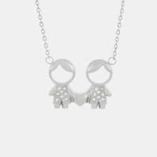 Carregar imagem no visualizador da galeria, Pendant Rhinestone Stainless Steel Necklace
