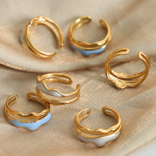 Carregar imagem no visualizador da galeria, 18K Gold-Plated Open Ring
