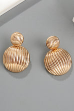 Load image into Gallery viewer, Zinc Alloy Ribbed Earrings
