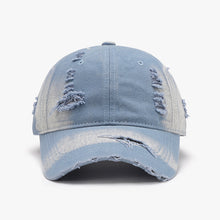 Load image into Gallery viewer, Distressed Adjustable Cotton Baseball Cap
