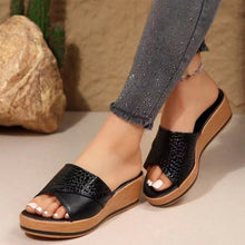 Load image into Gallery viewer, PU Leather Open Toe Sandals
