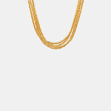 Load image into Gallery viewer, 18K Gold-Plated Multi-Layer Clavicle Chain Necklace
