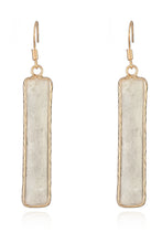 Carregar imagem no visualizador da galeria, Natural Stone Drop Earrings
