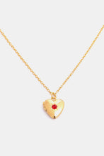 Carregar imagem no visualizador da galeria, Zircon Heart Shape 14K Gold-Plated Pendant Necklace
