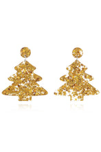 Carregar imagem no visualizador da galeria, Christmas Tree Acrylic Earrings
