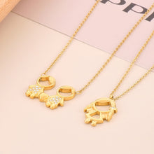 Carregar imagem no visualizador da galeria, Pendant Rhinestone Stainless Steel Necklace
