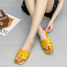 Carregar imagem no visualizador da galeria, Open Toe PU Leather Sandals
