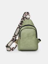 Load image into Gallery viewer, PU Leather Adjustable Strap Sling Bag
