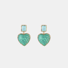 Carregar imagem no visualizador da galeria, Heart &amp; Geometric Alloy Earrings
