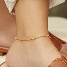 Carregar imagem no visualizador da galeria, Stainless Steel Bead Anklet
