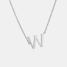 Carregar imagem no visualizador da galeria, Copper Letter Pendant Necklace
