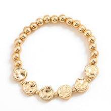 Load image into Gallery viewer, Gold-Plated Alloy Bead Bracelet
