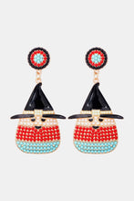 Carregar imagem no visualizador da galeria, Witch&#39;s Hat Shape Synthetic Pearl Dangle Earrings
