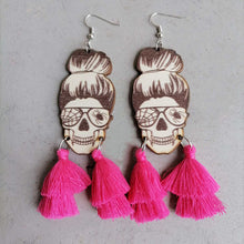 Carregar imagem no visualizador da galeria, Spider Grandma Tassel Detail Dangle Earrings
