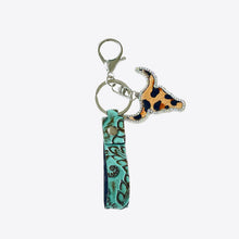 Carregar imagem no visualizador da galeria, Rhinestone Bull Keychain
