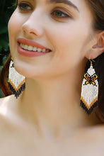 Load image into Gallery viewer, Butterfly Beaded Dangle Earrings
