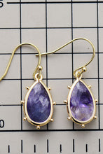 Carregar imagem no visualizador da galeria, Natural Stone Teardrop Earrings
