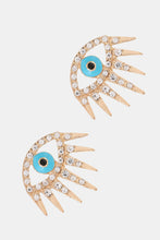 Carregar imagem no visualizador da galeria, Evil Eye Rhinestone Dangle Earrings
