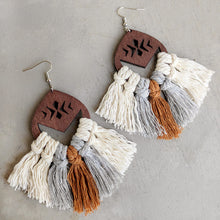 Load image into Gallery viewer, Tassel Detail Drop Earrings
