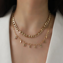 Carregar imagem no visualizador da galeria, Double-Layered Alloy Necklace
