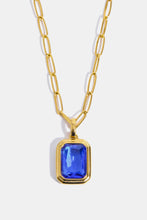 Carregar imagem no visualizador da galeria, Zircon 18K Gold-Plated Geometrical Shape Pendant Necklace
