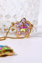 Load image into Gallery viewer, Rhinestone Decor Star Box Pendant Necklace
