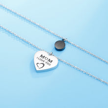 Carregar imagem no visualizador da galeria, Stainless Steel Double-Layered Heart Pendant Necklace
