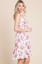 Load image into Gallery viewer, Culture Code Full Size Floral Frill Cami Dress
