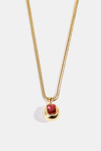 Load image into Gallery viewer, Zircon 18K Gold-Plated Geometrical Shape Pendant Necklace
