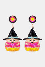 Carregar imagem no visualizador da galeria, Witch&#39;s Hat Shape Synthetic Pearl Dangle Earrings
