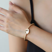 Load image into Gallery viewer, Gold-Plated Alloy Bead Bracelet
