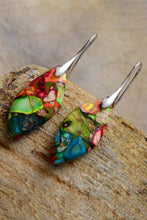 Carregar imagem no visualizador da galeria, Handmade Natural Stone Dangle Earrings
