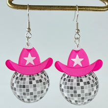 Carregar imagem no visualizador da galeria, Geometric Shape Acrylic Dangle Earrings
