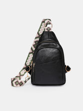 Load image into Gallery viewer, PU Leather Adjustable Strap Sling Bag
