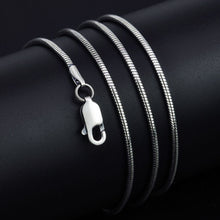 Carregar imagem no visualizador da galeria, 21.7&quot; Snake Chain 925 Sterling Silver Necklace
