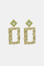 Load image into Gallery viewer, Square Shape Glass Stone Dangle Earrings
