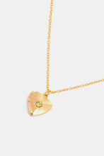 Carregar imagem no visualizador da galeria, Zircon Heart Shape 14K Gold-Plated Pendant Necklace
