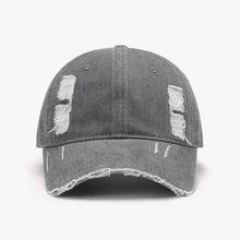 Load image into Gallery viewer, Distressed Adjustable Cotton Baseball Cap
