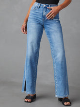 Carregar imagem no visualizador da galeria, Slit Buttoned Jeans with Pockets
