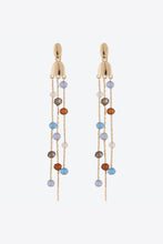 Load image into Gallery viewer, Beaded Long Chain Earrings
