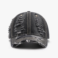 Load image into Gallery viewer, Distressed Adjustable Cotton Baseball Cap
