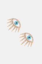 Load image into Gallery viewer, Evil Eye Rhinestone Dangle Earrings
