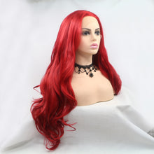 Carregar imagem no visualizador da galeria, 13*3&quot; Lace Front Wigs Synthetic Long Wavy 24&quot; 130% Density
