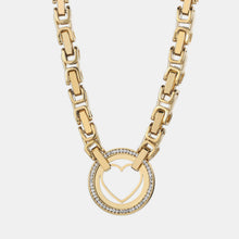 Load image into Gallery viewer, Cutout Heart Shape Inlaid Zircon Chain Necklace
