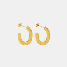 Load image into Gallery viewer, Titanium Steel Gold-Plated Earrings
