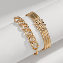 Carregar imagem no visualizador da galeria, Gold-Plated Alloy Cuff Bracelet
