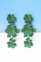 Load image into Gallery viewer, Flower Shape Zinc Alloy Dangle Earrings
