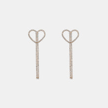 Load image into Gallery viewer, Heart Shape Gold-Plated Alloy Earrings
