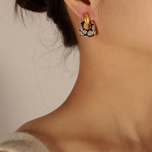 Carregar imagem no visualizador da galeria, Copper Oil Drip Earrings
